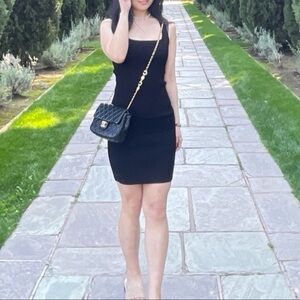 Like New Michael Kors Ribbed Stretch Knit Tank Dress Small